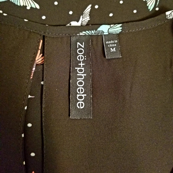 Flowy Hummingbird Print Tank Top - Picture 5 of 6